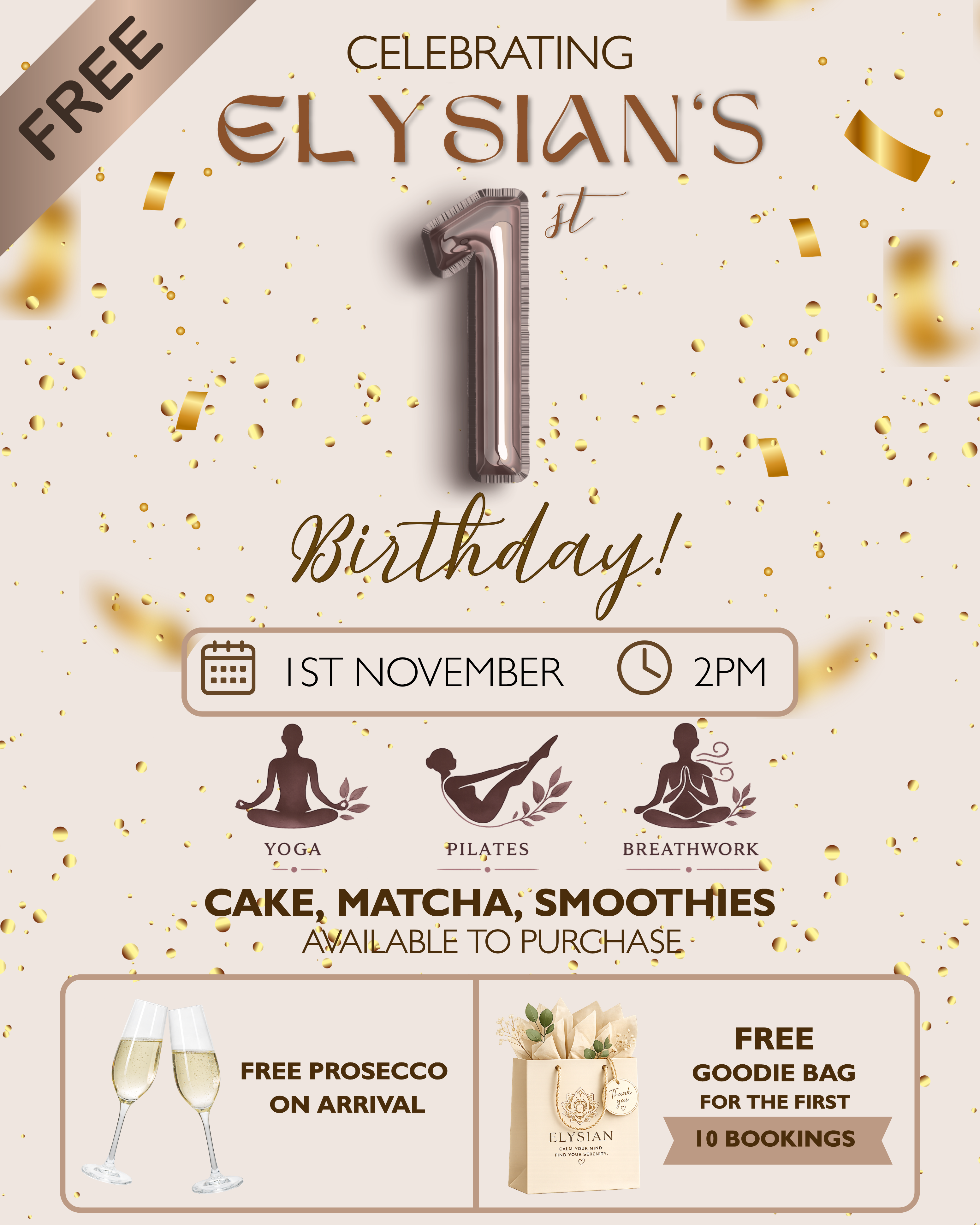 Elysian's 1st Birthday - FREE