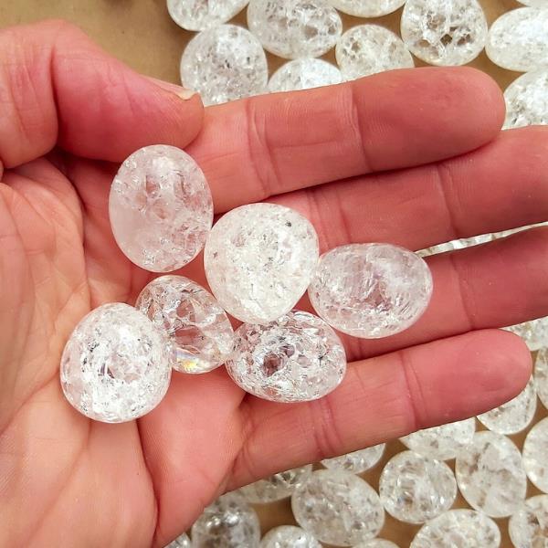 Fire & Ice Quartz Tumble Stone