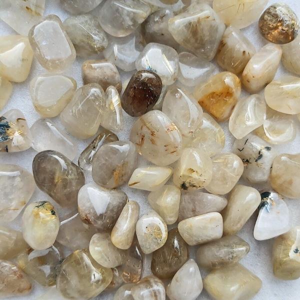 Rutilated Quartz - Tumble Stone